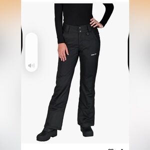 NWT Arctix Women's Insulated Snow Pants Black Large